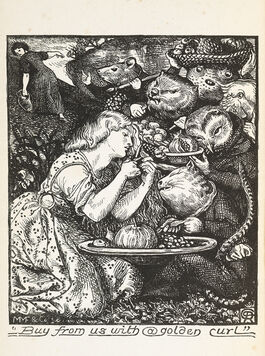Christina Rossetti: Goblin Market (Laura with goblin men)